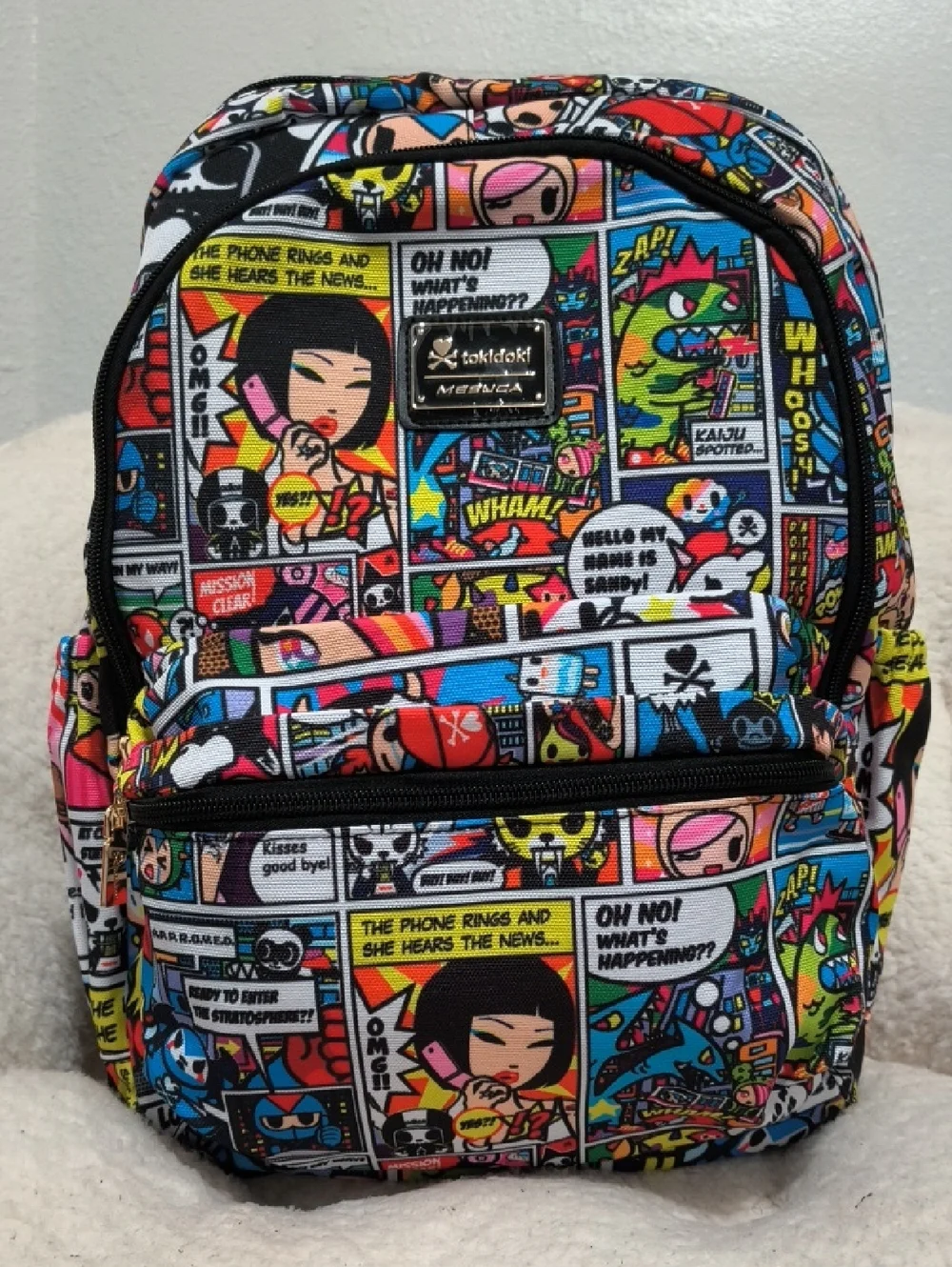 TOKIDOKI ADIOS MultiColor Backpack - Picture 4 of 12